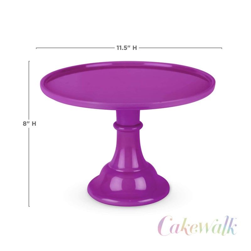 Twine Melamine Cake Stand, Cupcake Stand, Perfect for Birthdays, Weddings, Holidays Housewarming and Tea Parties, Durable and Stylish Dessert Accessory, Kitchen & Home DÃ©cor, Set of 1, Purple - Image 5